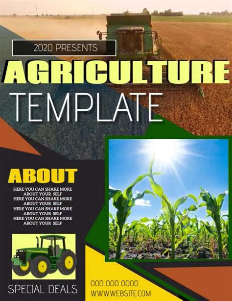 Agriculture Flyer Templates Free